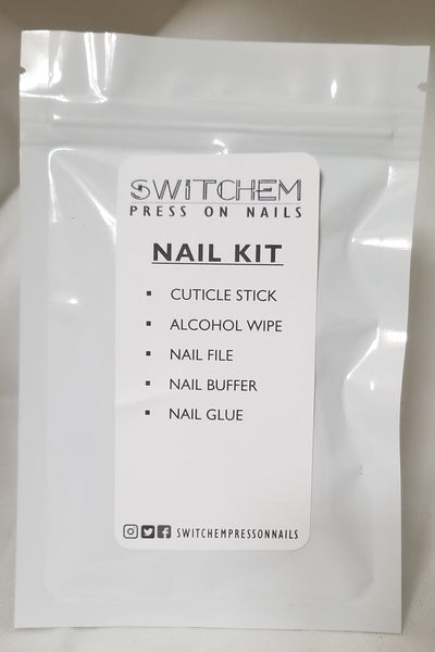 SWITCHEM PRESS ON NAILS APPLICATION KIT