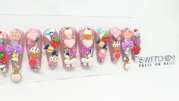 CUPCAKES N TINGS SWITCHEM PRESS ON NAILS