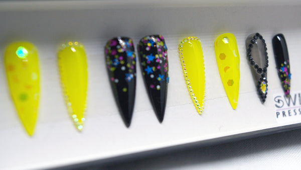 NEON NIGHT OUT SWITCHEM PRESS ON NAILS