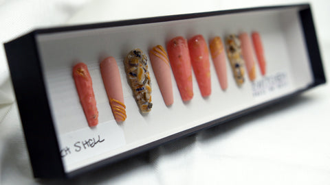 PEACH SHELL SWITCHEM PRESS ON NAILS