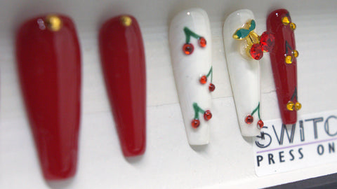 RAINIER CHERRIES SWITCHEM PRESS ON NAILS