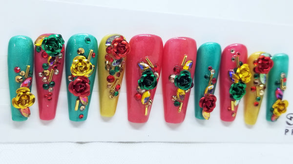 ROSAY HOLIDAY SWITCHEM PRESS ON NAILS