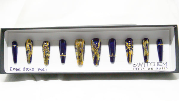 ROYAL ROCKS SWITCHEM PRESS ON NAILS